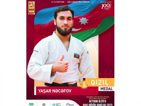 İdmançımız “Böyük dəbilqə” turnirində qızıl medal qazandı