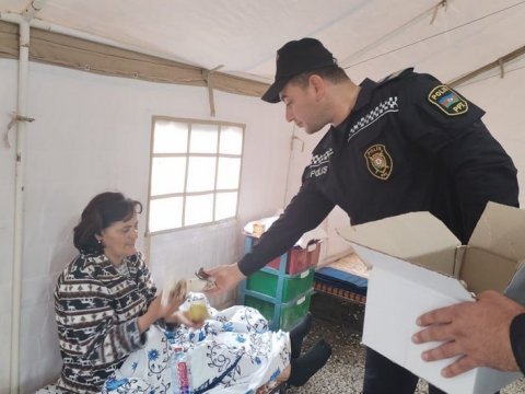 FHN Qarabağ erməniləri üçün çadırlar qurdu - FOTOLAR