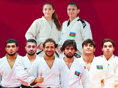 10 cüdoçumuz mübarizəyə başlayır