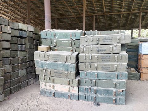 Qarabağda silahların təhvil verilməsi davam edir - VİDEO