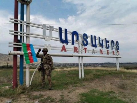 Azərbaycan əsgəri Ağdərədə - VİDEOFAKT
