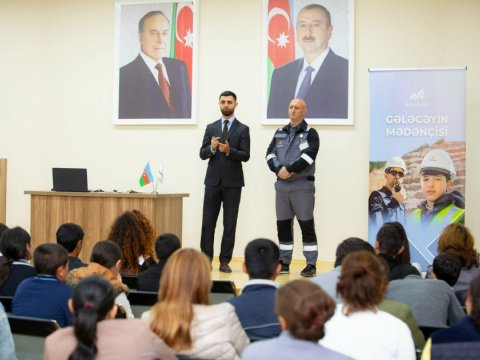 “AzerGold” “Gələcəyin mədənçisi” layihəsinin icrasına başladı - FOTOLAR