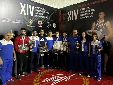Boksçularımız Rusiyada 6 medal qazandı 