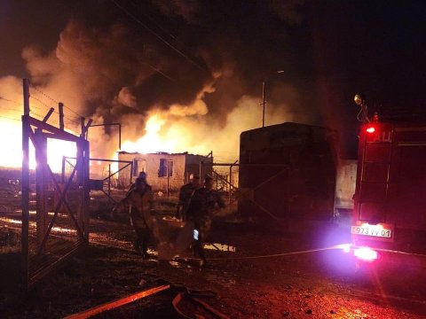 Xankəndidə partlayış baş verən ərazi - VİDEO