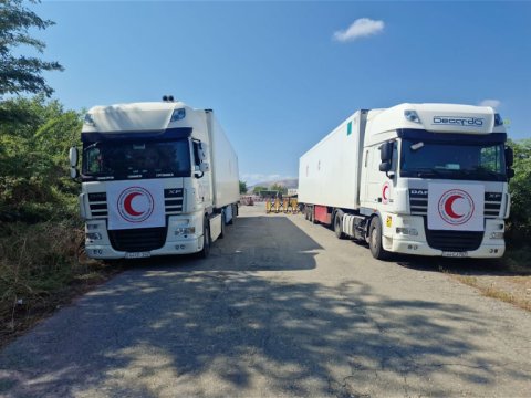 Xankəndiyə 40 ton un və gigiyenik vasitələr GÖNDƏRİLDİ