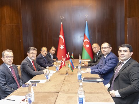 Məcnun Məmmədov ikitərəfli görüşlər keçirib - FOTOLAR