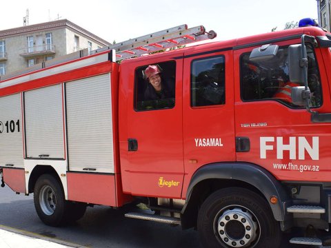 Yanğınsöndürənlərimiz Xankəndiyə GETDİ