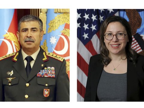 Zakir Həsənov ABŞ rəsmisi ilə hərbi əməkdaşlıqdan DANIŞDI