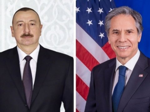 Prezident Blinkenlə Qarabağdakı vəziyyəti müzakirə etdi