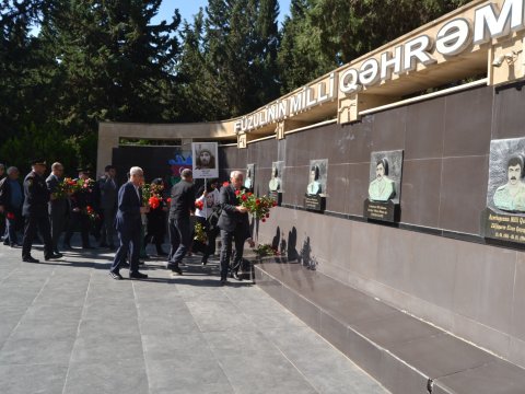 Füzulidə anım tədbiri keçirilib - FOTOLAR