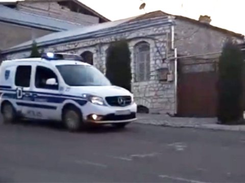 Azərbaycan polisi Xankəndidə - VİDEO
