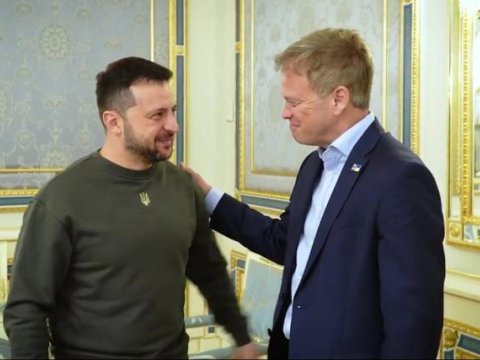 Britaniyanın yeni müdafiə naziri Kiyevdə - Zelenski ilə görüşdü
