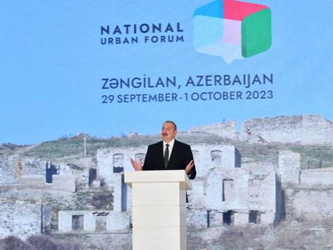 Bu gün Şərqi Zəngəzur sıfırdan yenidən inşa edilir - Prezident