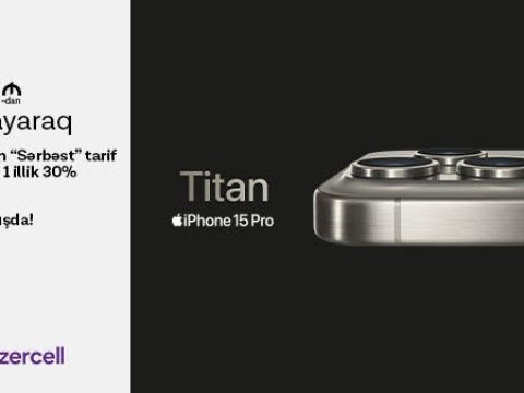 “Azercell Telekom” yeni iPhone 15 smartfonlarını rəsmi olaraq təqdim edir!