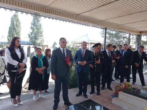 Xan Qərvənddə şəhidlərin məzarları ziyarət olundu