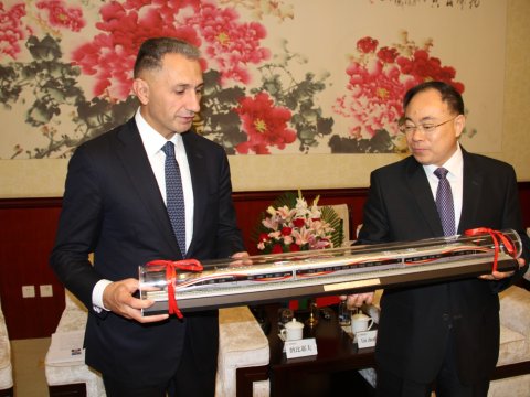 Rəşad Nəbiyev Çinə səfər çərçivəsində silsilə görüşlər keçirib