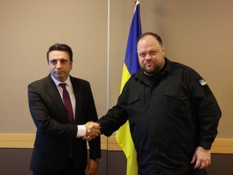 Alen Simonyan ukraynalı həmkarı ilə GÖRÜŞDÜ