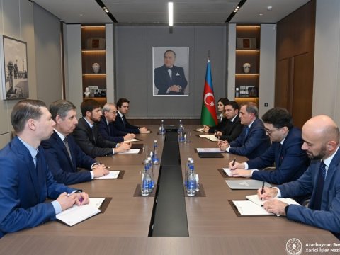 Ceyhun Bayramov Putinin müşaviri ilə GÖRÜŞDÜ