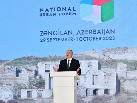 Prezidentin Zəngilandakı çıxışının TAM MƏTNİ 