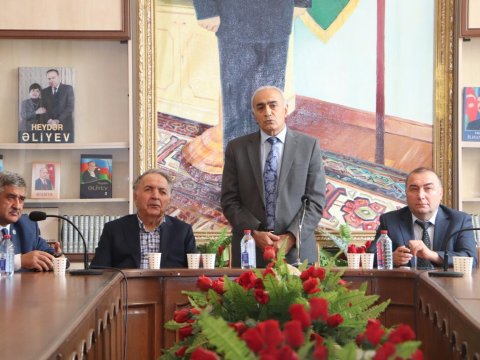 ADPU-da məşhur alimlə görüş - FOTOLAR
