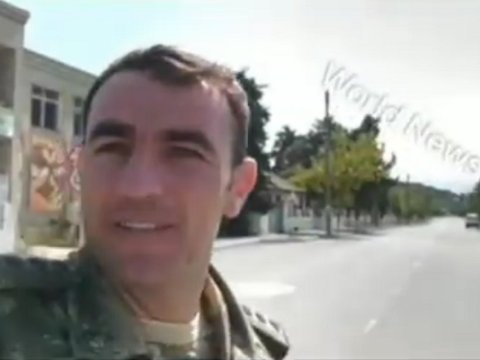 Azərbaycan hərbçiləri Əsgəran şəhərində - VİDEO