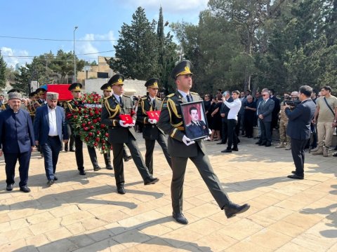 Milli Qəhrəman İkinci Fəxri xiyabanda dəfn olundu
