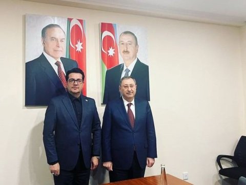 Xələf Xələfov İran səfiri ilə Qarabağı müzakirə etdi