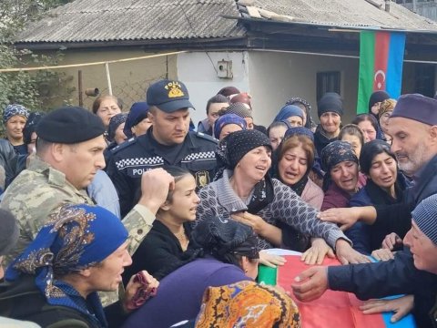 Şəhidimizin nəşi ailəsinə təhvil verildi 