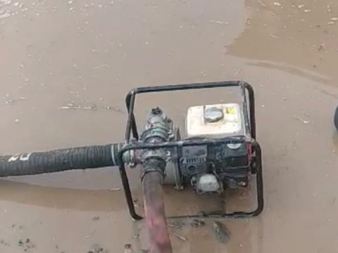 Beyləqanda həyətyanı sahələri su basdı - FOTO - VİDEO