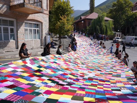 II Milli Qurama Festivalı Şəkidə - FOTOLAR