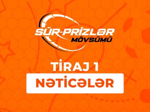 “Misli” SÜR-PRİZLƏR Mövsümü – İlk tirajın nəticələri