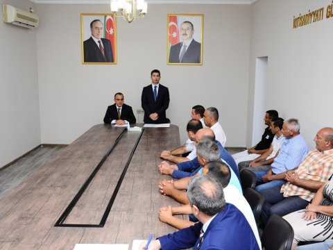Naftalanda növbəti səyyar qəbul keçirilib - FOTOLAR