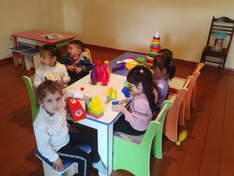 Ermənistanla sərhəddəki bağça 30 ildən sonra istifadəyə verildi - FOTOLAR