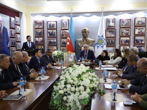 GDU-da Heydər Əliyevin 100 illiyinə həsr olunmuş tədbir keçirilib - FOTO