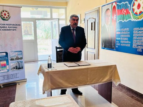 Hacıqabulda növbəti səyyar qəbul keçirilib - FOTOLAR