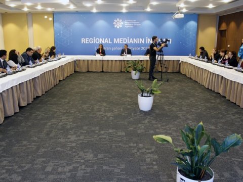 Lənkəranda regional medianın inkişafı müzakirə olundu - FOTO