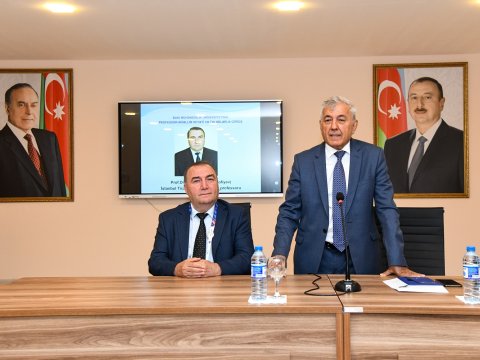 BMU-da dünya şöhrətli azərbaycanlı alimlə görüş keçirilib