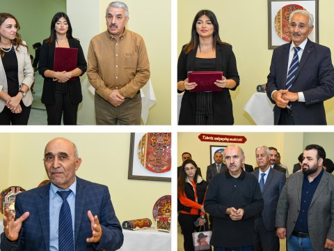 BMU-da Ümummilli Liderin 100 illik yubileyinə həsr olunmuş sərgi - FOTO