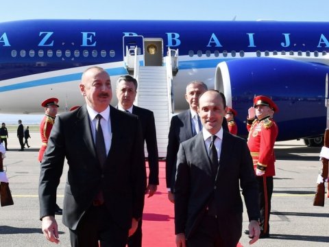 İlham Əliyev Gürcüstanda səfərdədir