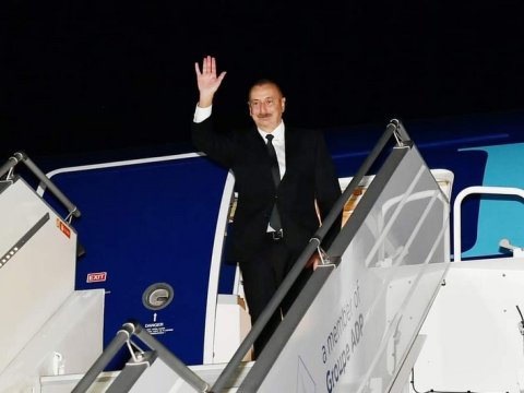 İlham Əliyevin Gürcüstana səfəri başa çatdı 