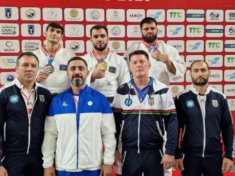 Cüdoçularımız Qazaxıstanda 4 medal qazandı
