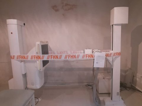 Daha bir poliklinikada rentgen müayinəsi dayandırıldı - FOTOLAR