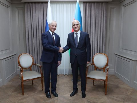 Şahin Mustafayev Andrey Belousovla görüşdü - FOTO