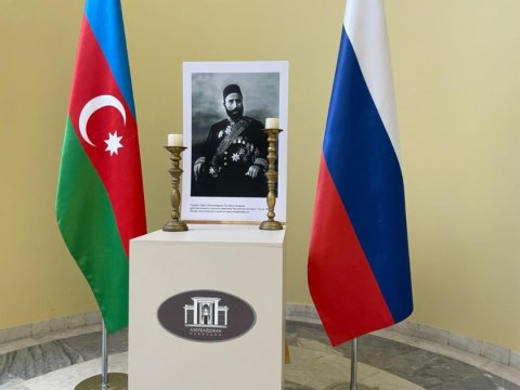 Moskvada Tağıyevə həsr olunmuş sərgi açıldı - FOTO