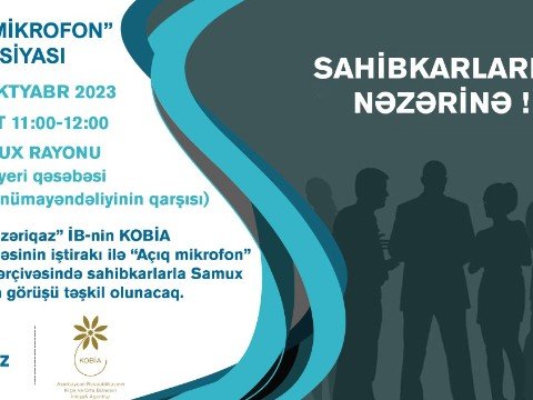 Samuxlu sahibkarlarla görüş  keçiriləcək