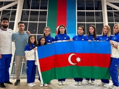 Gimnastlarımız Bolqarıstana getdilər