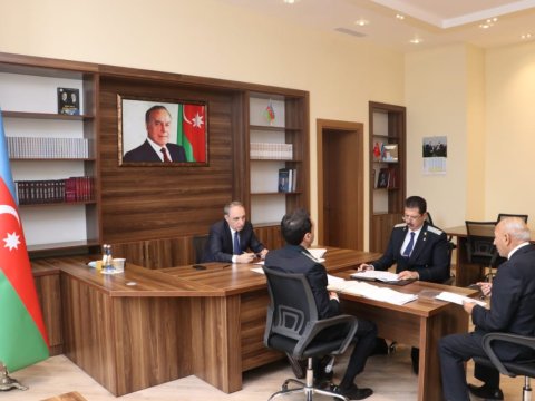 Kamran Əliyev Gəncədə vətəndaşları qəbul etdi - FOTO