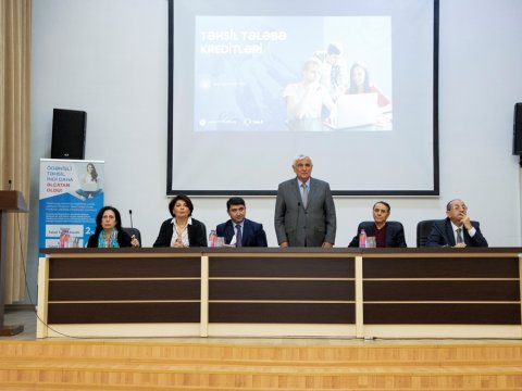 ADU tələbələri təhsil tələbə krediti haqqında məlumatlandırıldı