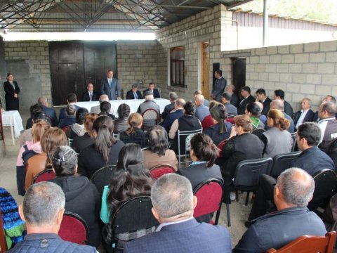 Goranboyun Fəxralı kəndində səyyar qəbul - FOTO