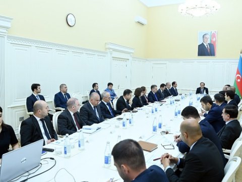 Nazirlər Kabinetində Naxçıvanla bağlı iclas